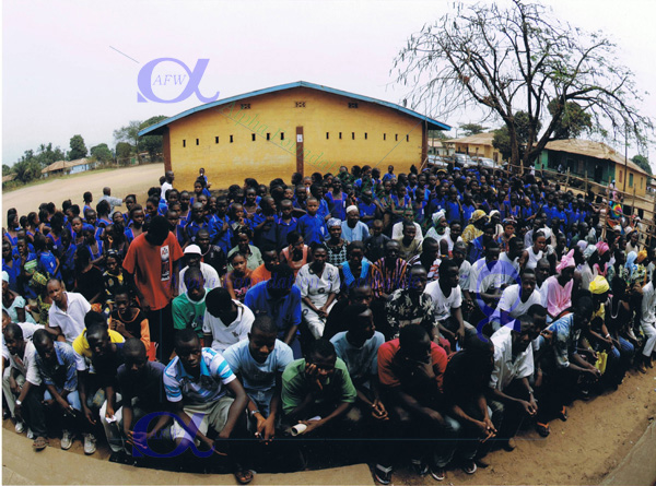 KDEC School Kenema book donation ceremony